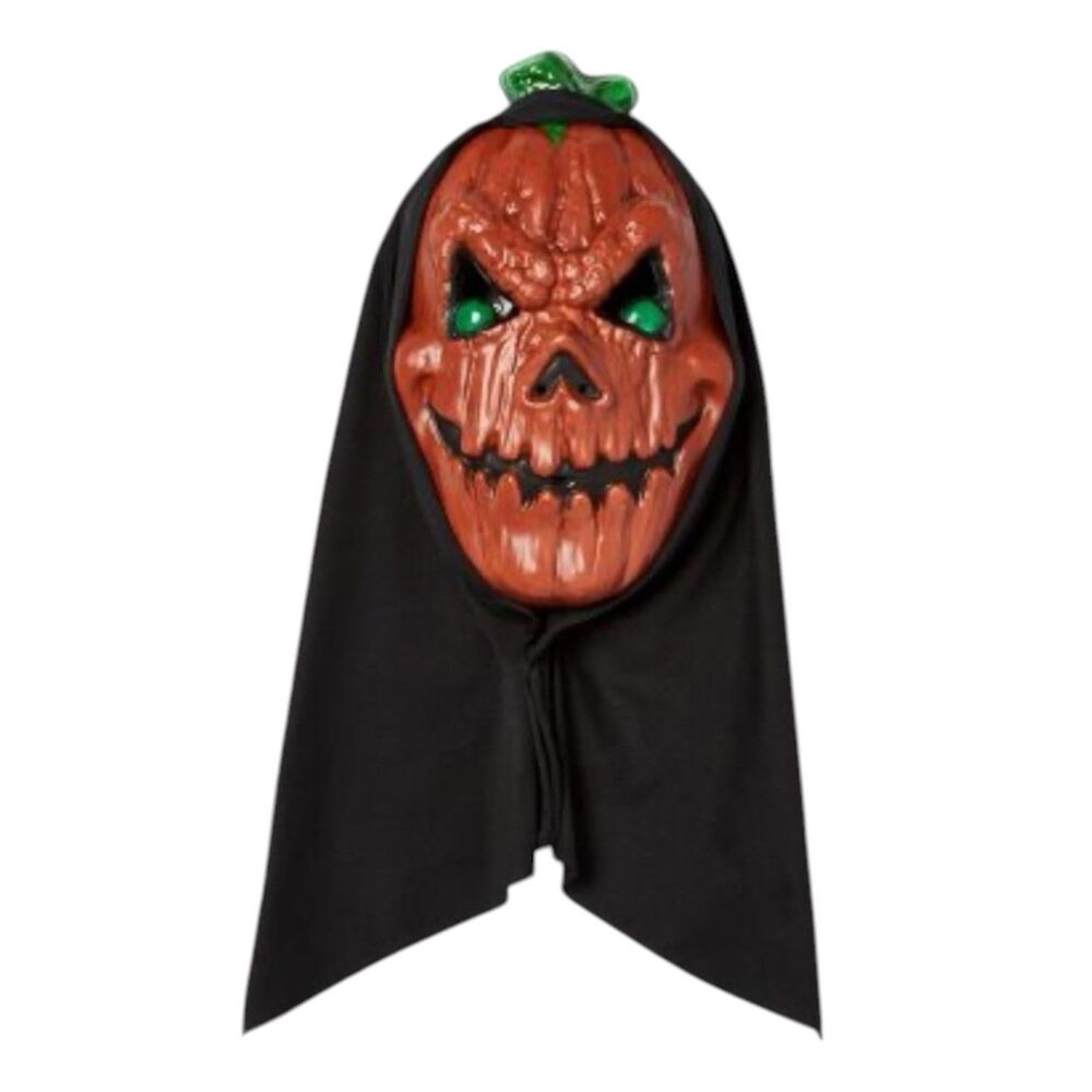 Hyde & EEK! Adult Light-Up Haunted Pumpkin Halloween Costume Mask